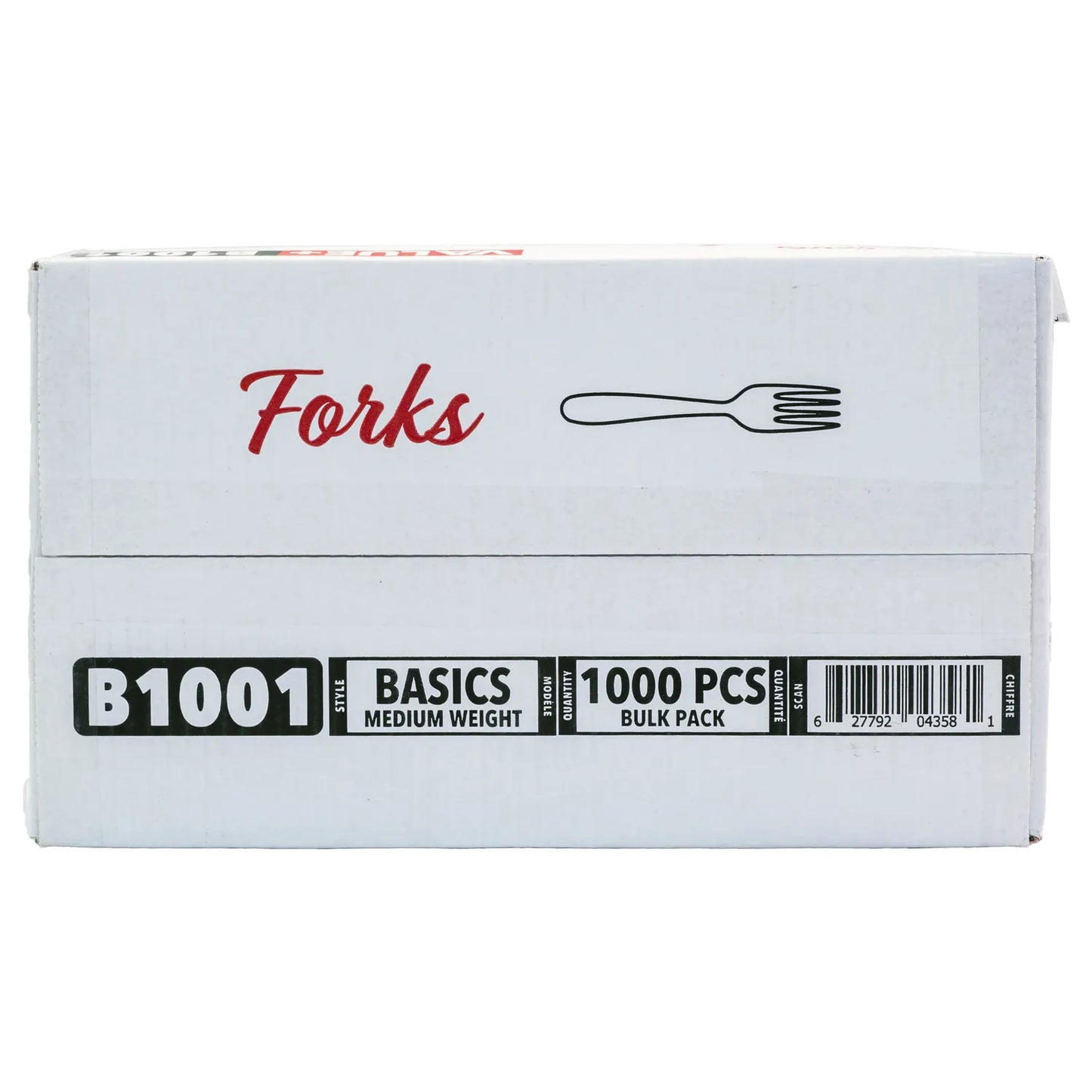 White Plastic Forks