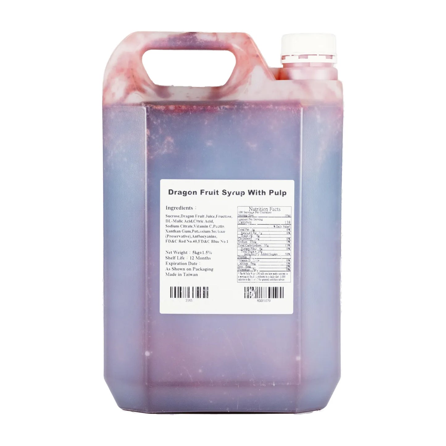 Dragon Fruit Syrup with Sauce