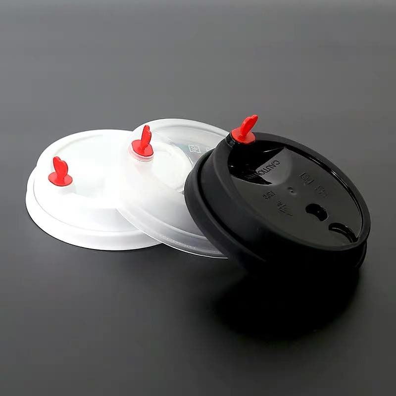 The Lid with Heart stopper / Lids color-Clear / Square Stopper- White