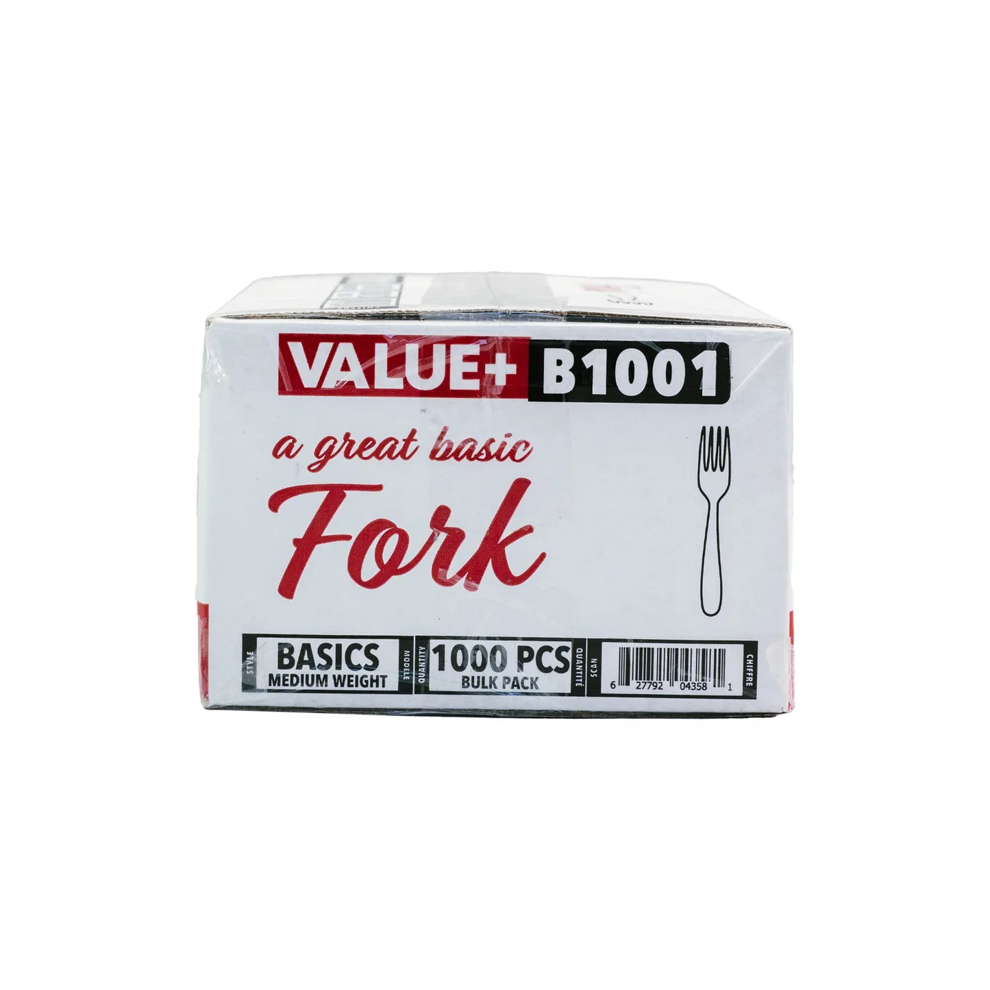 White Plastic Forks