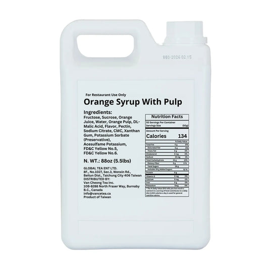 Orange Syrup With Pulp